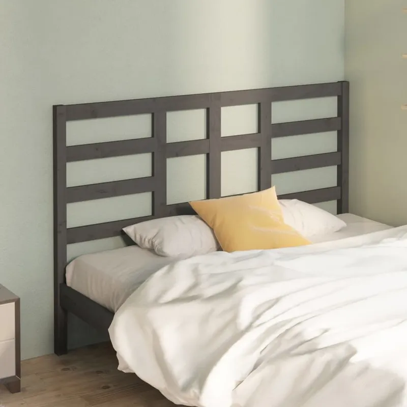 Bett-Kopfteil grigio 106x4x104 cm legno massiccio pino