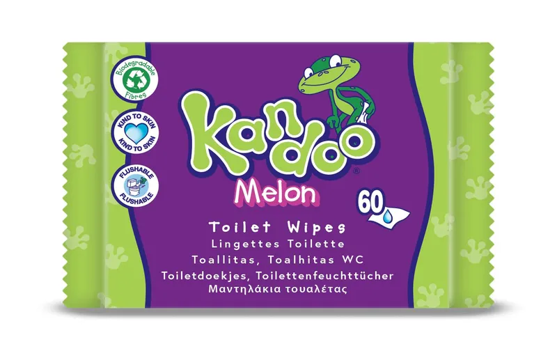 Kandoo Feuchttücher Melon 60 Stück