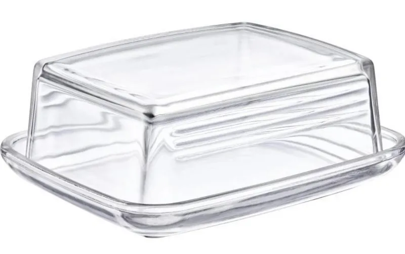 Westmark Butterdose Glas, 14.3 x 11.8 cm