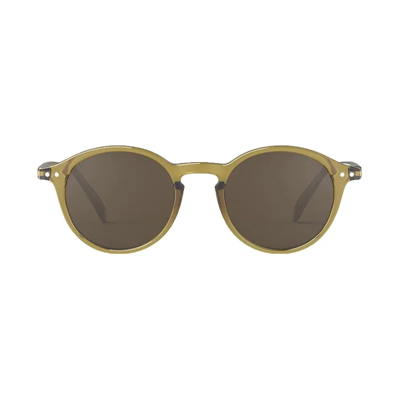 izipizi Sonnenbrille Pantos #D Goldgrün, 100% UV, Kat.3