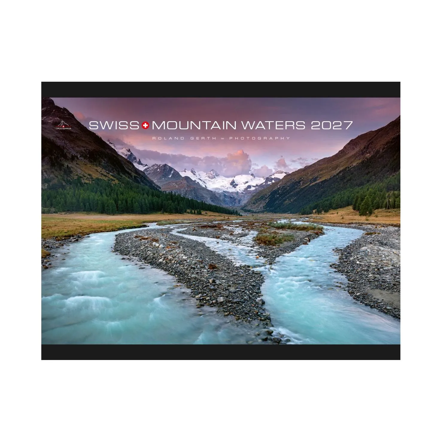 Calendaria Calendaria Kalender 2027 Sw Mountain Water 48 x 33 cm