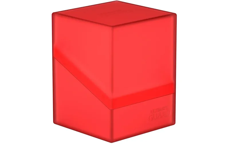 Ultimate Guard Kartenbox Boulder Deck Case Standardgrösse 100+ Ruby