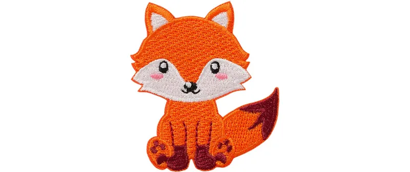Mono-Quick Aufbügelbild Fuchs 1 pezzi
