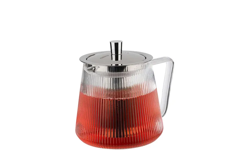 GEFU Teekanne Infusa 0.8 l, transparent/Silber