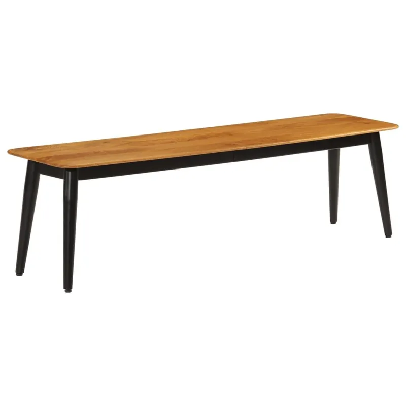 Sitzbank 160x40x45 cm legno massiccio Mango e ferro