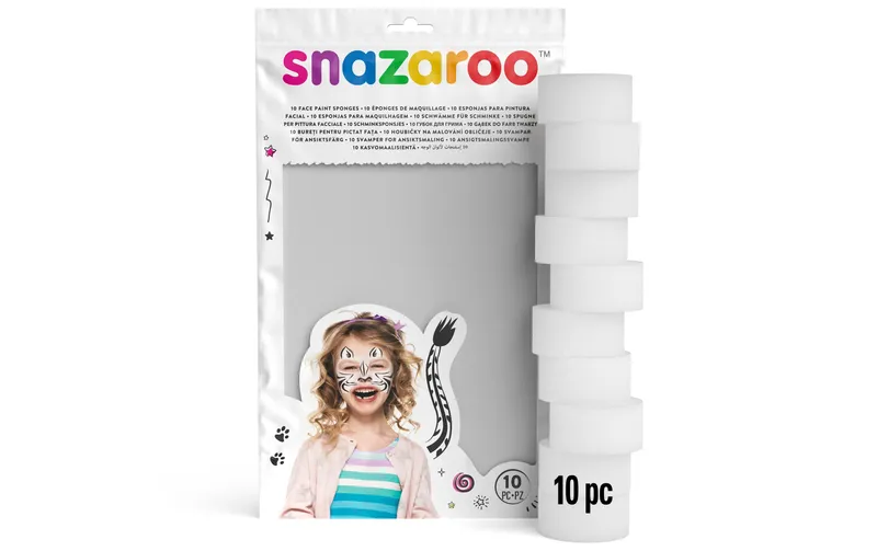 Snazaroo Schminkschwamm Set 10 pezzi