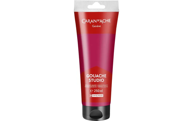 Caran d'Ache Wasserfarbe Gouache Studio 250 ml, Magenta
