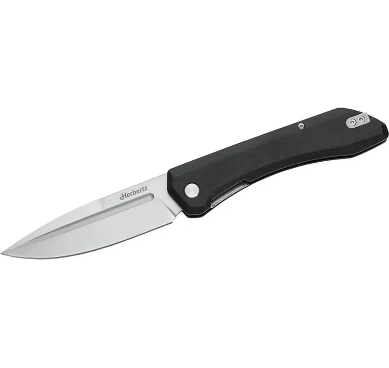Herbertz Taschenmesser Outdoor Liner Lock schwarz G10