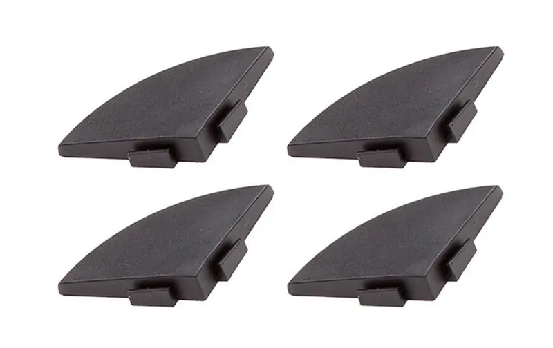 Bergo Bodenfliesen Abschlussecke zu UNIQUE Graphite, 4 Stück