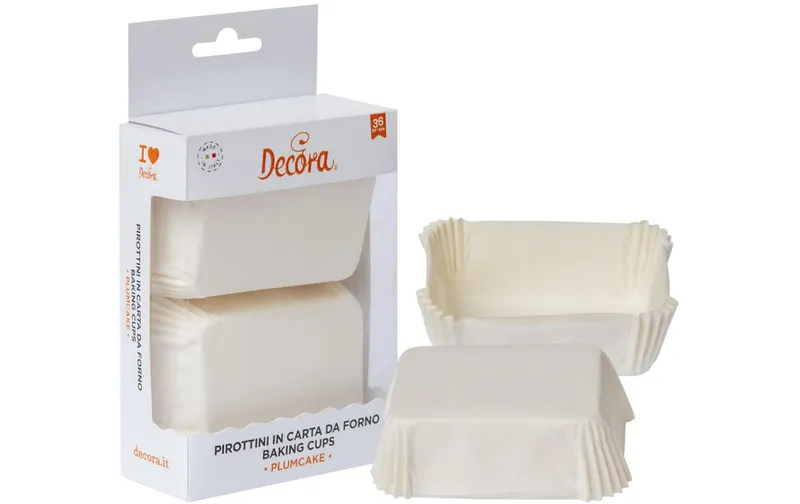 Decora Mini-Cake-Backform 1 pièces, blanc