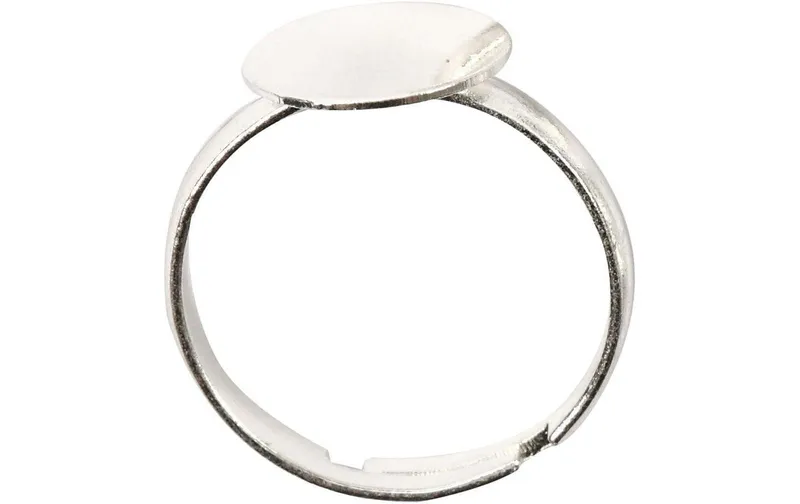 Creativ Company Fingerring Versilbert, 3 Stk.