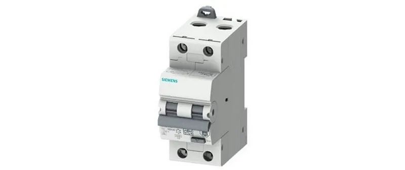 Siemens FI/LS-Schalter, 6 kA, 2P Typ A, 30 mA, C-Char