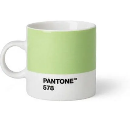 Pantone by Copenhagen Design Espresso-Tassen 120 ml, 1 pezzi, bianco/Hellgrün