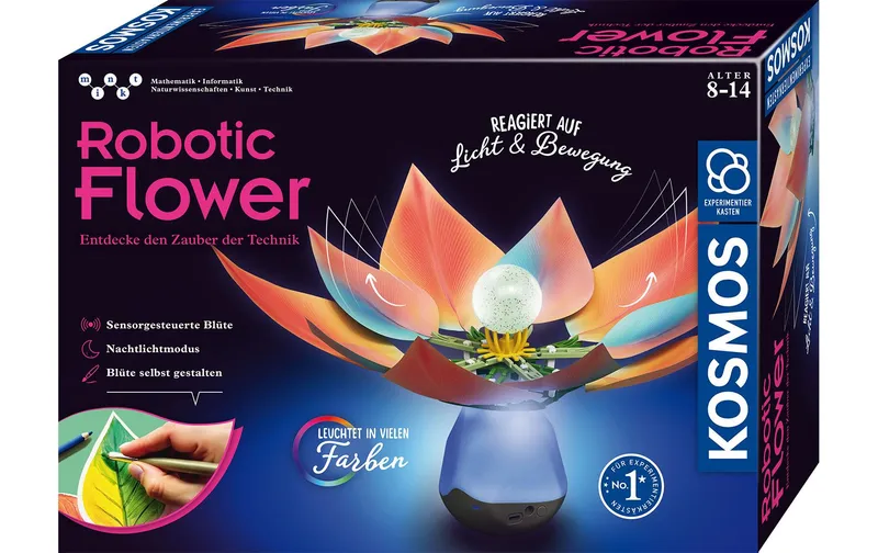 Kosmos Experimentierkasten Robotic Flower mit Sensoren