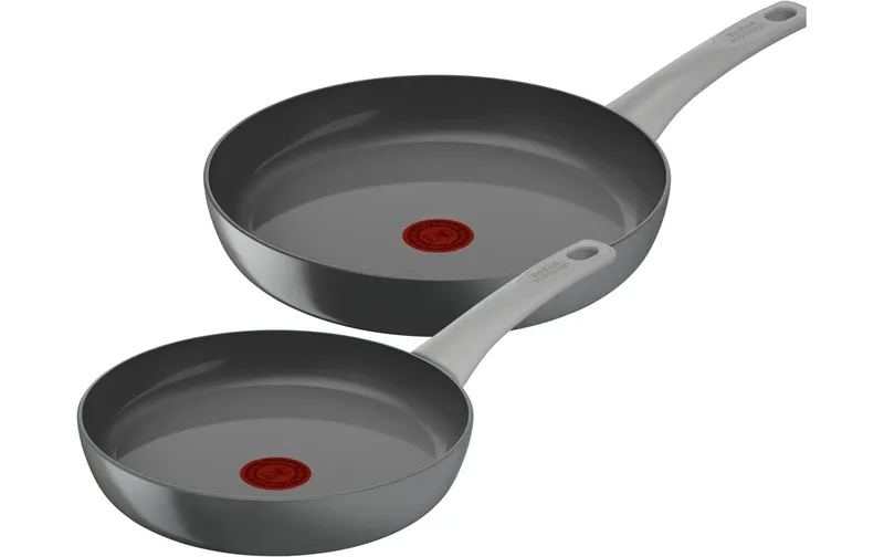 Tefal Pfannen-Set Renew On 24 / 28 cm grigio