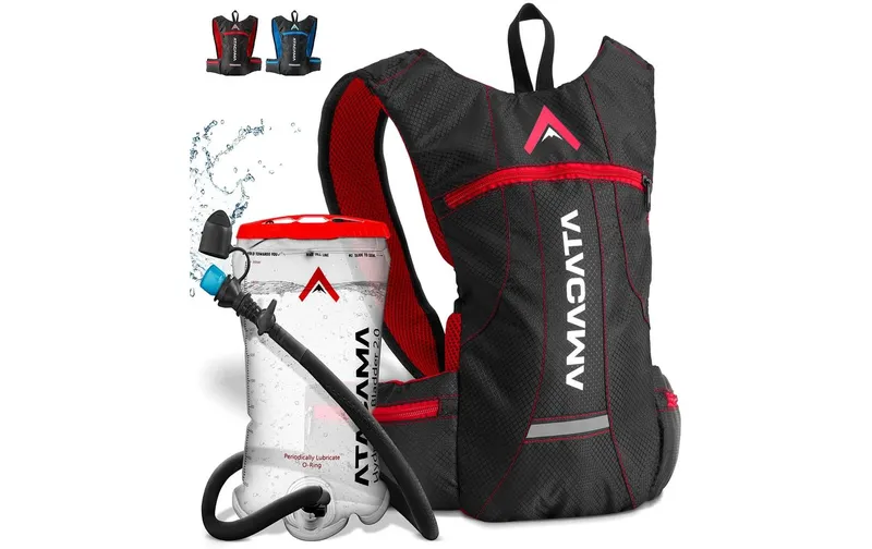 Atacama Rucksack mit Blase rosso
