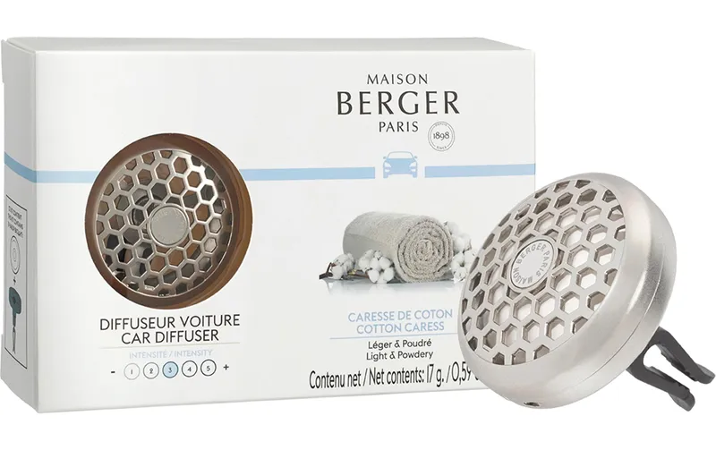 Maison Berger Autodiffusor Honey Comb+ Caresse de Coton