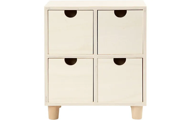 Creativ Company Holzartikel Mini 23 x 20 x 11.5 cm Mini-commode