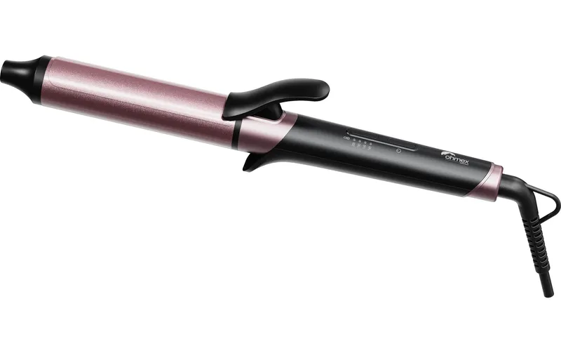 OHMEX Lockenstab OHM-HBY-7690 Schwarz/Dunkelrosa