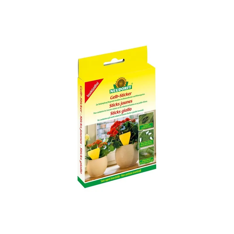 Neudorff Pflanzenschutz Gelb-Sticker, 10 pièces