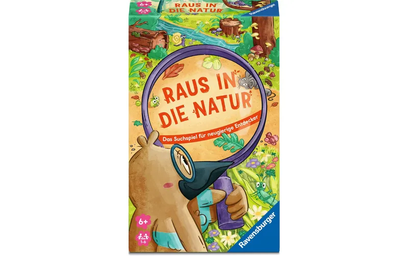 Ravensburger Aktionsspiel Raus in la naturel ab 6 Jahren, 1-6 Spieler