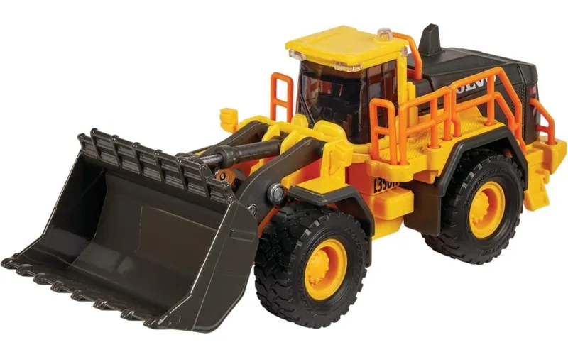 Majorette Volvo Wheel Loader Kunsttissu Metall 21 cm