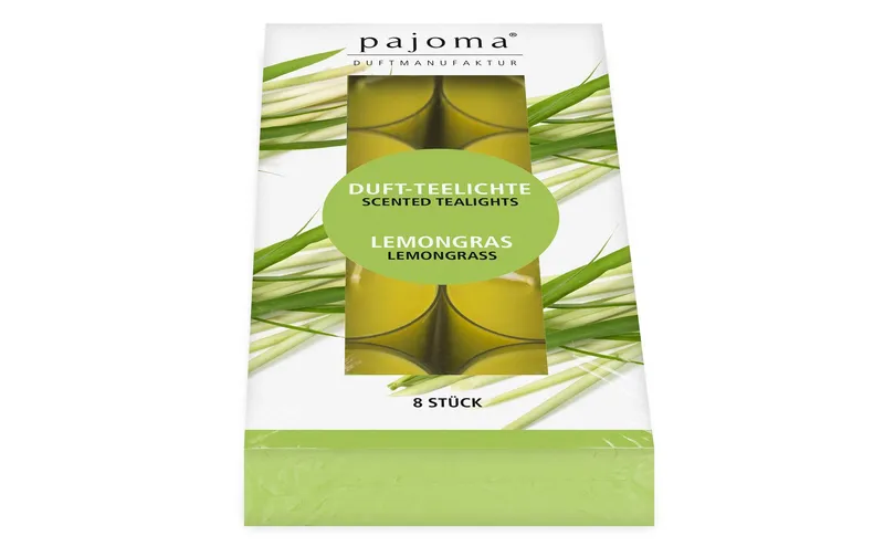 Pajoma Teelicht Lemongrass 8er Set