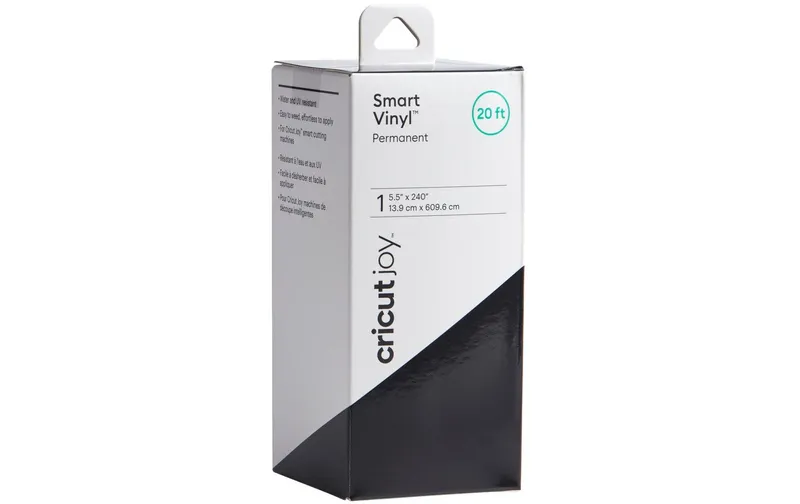 Cricut Vinylfolie Joy Permanent, 13.9 x 609.6 cm, noir