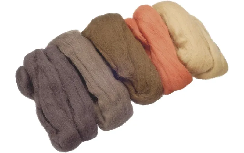 Heyda Filzwolle Merino Mix 50 g, brun