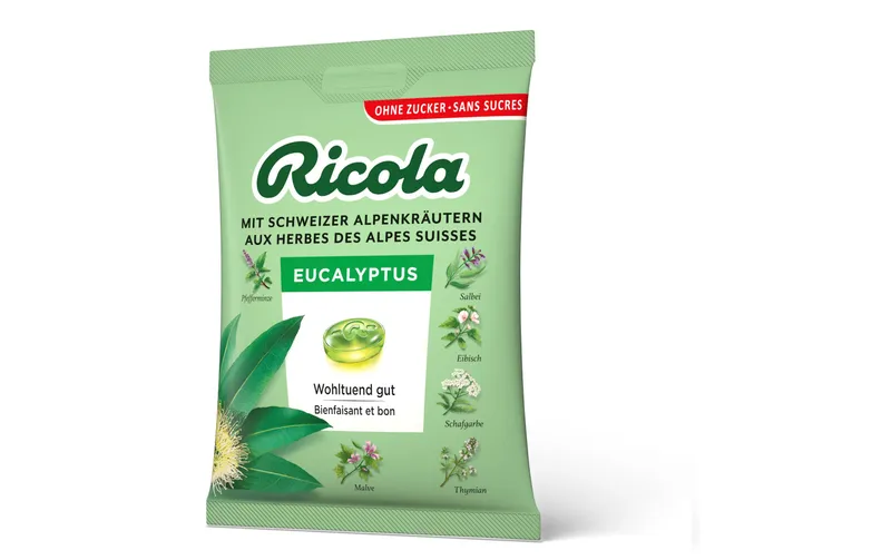 Ricola Bonbons Eucalyptus Beutel 125 g