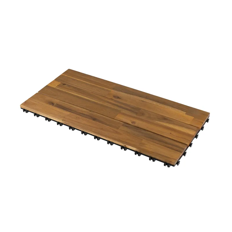 COCON Balkon-& Terrassenplatten Akazie, 60 x 30 cm, 6 Stück
