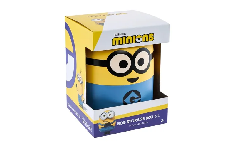 keeeper Minions Bob Rund Kunstfabric blue Gelb 6 l