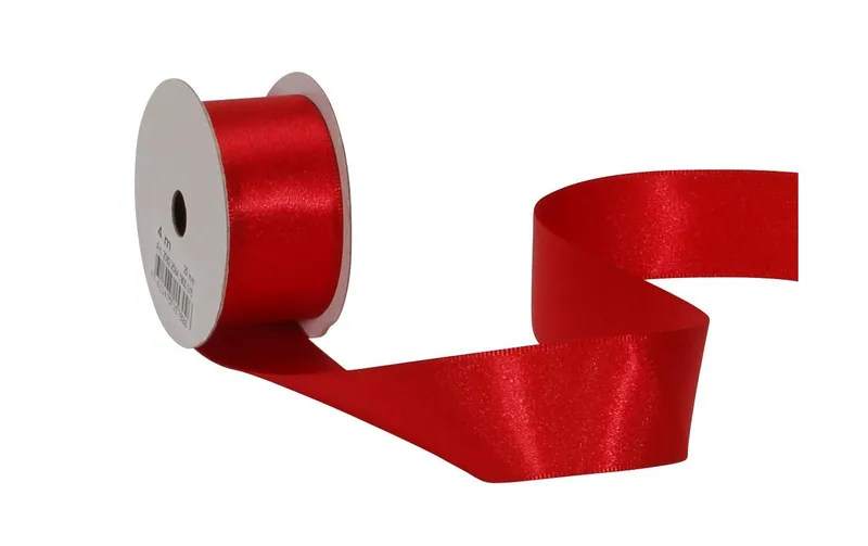 Spyk Satinband 25 mm x 4 m, rouge