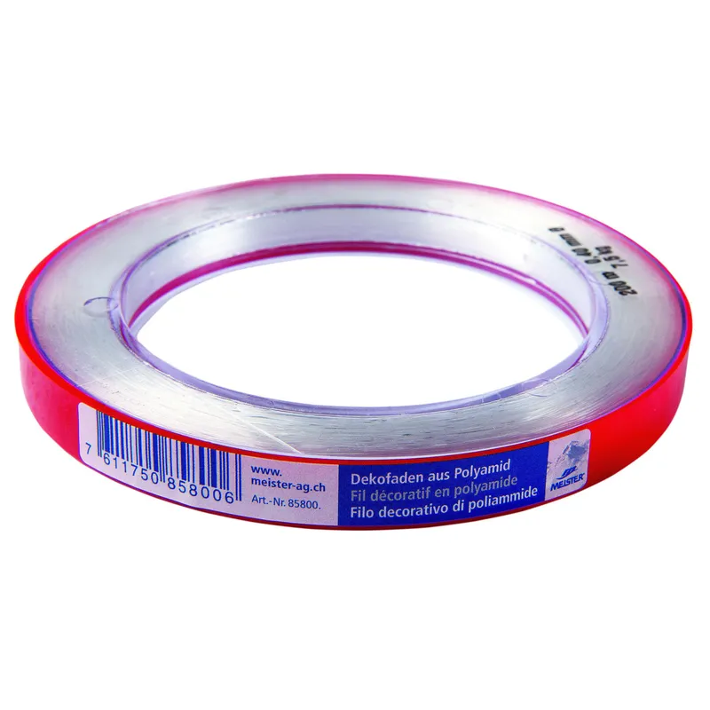 Meister Dekorationsfaden Ø 0.4 mm, 200 m, 7,5 kg, transparent