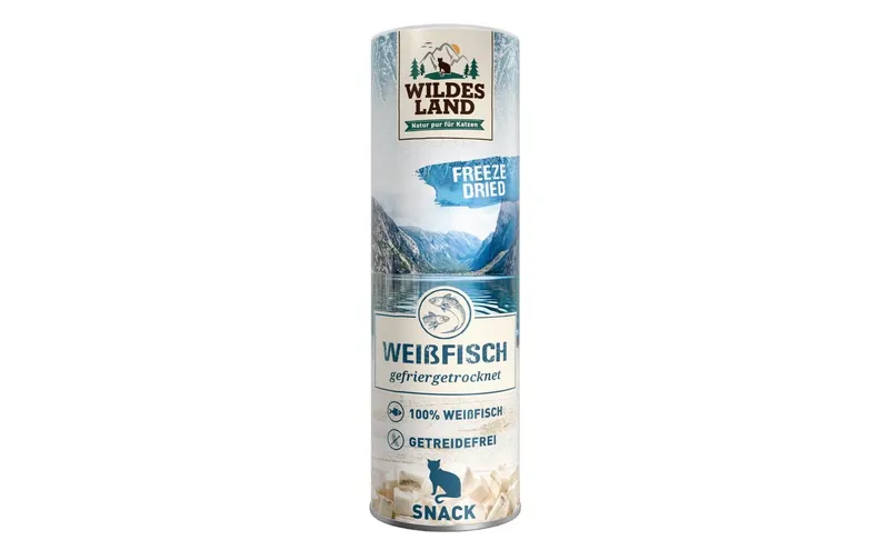 Wildes Land Katzen-Snack biancofisch Freeze Dried 16 g
