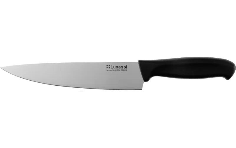 Lunasol Küchenmesser 20 cm, noir
