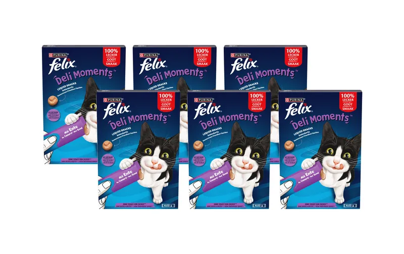 Felix Katzen-Snack Deli Moments Ente 6x 4 x 10g