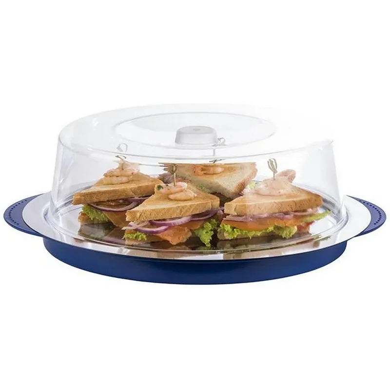 Ensemble de plateaux thermiques APS, transparent/bleu, 6 pièces