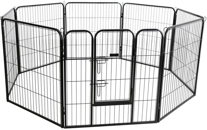 Kerbl Welpen-Freilaufgehege mit Türe 77 x 80 cm
