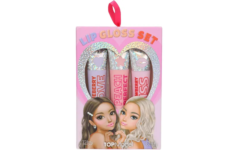 Topmodel kit maquillage Lip Gloss Top Model 3 pièces, 8 ml pro Tube