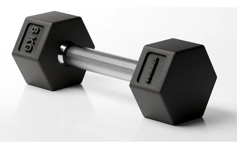 HAMMER Kurzhantel Hexagon PRO 1 x 6 kg