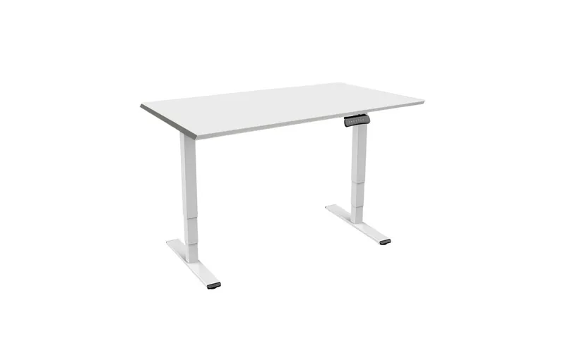 Contini RAL 9016 1.8 x 0.8 m blanc mit griser Tischplatte