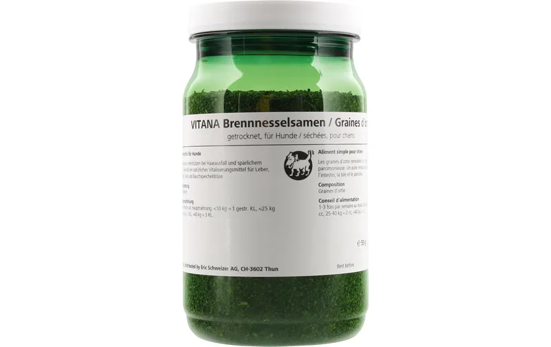 Vitana Hunde-Nahrungsergänzung Brennnesselsxamen, 50 g