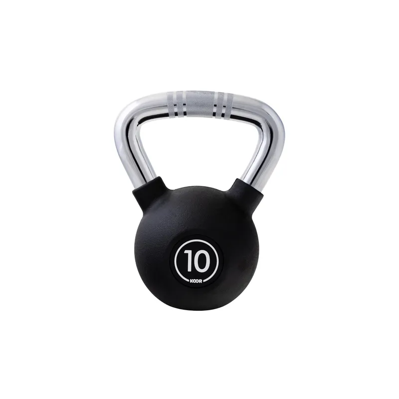KOOR Kettlebell 10 kg, Schwarz
