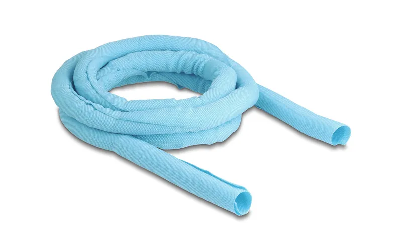Delock Kabelschlauch selbstschliessend 2 m x 19 mm blue