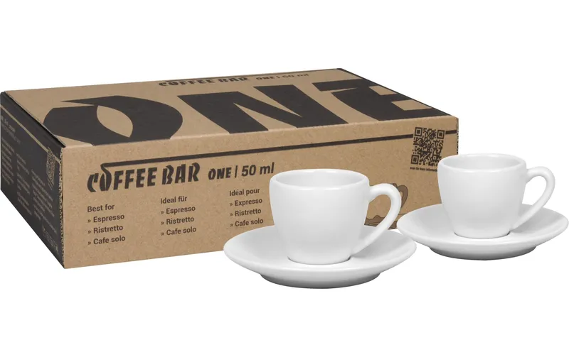 Könitz Espressotasse One 50 ml, 2 pièces, blanc
