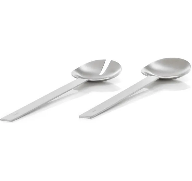 Blomus Salatbesteck Easy 2 pezzi, Silber