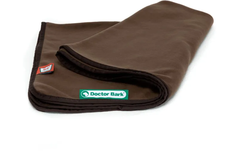 Doctor Bark Hunde-Decke Fleece XL marrone, 140 x 100 cm