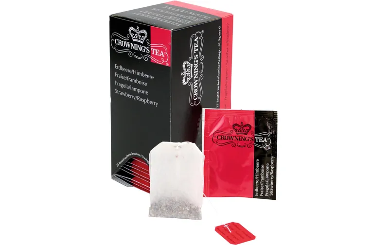 Crowning’s Tea Teebeutel Erdbeer-Himbeer 25 pieces