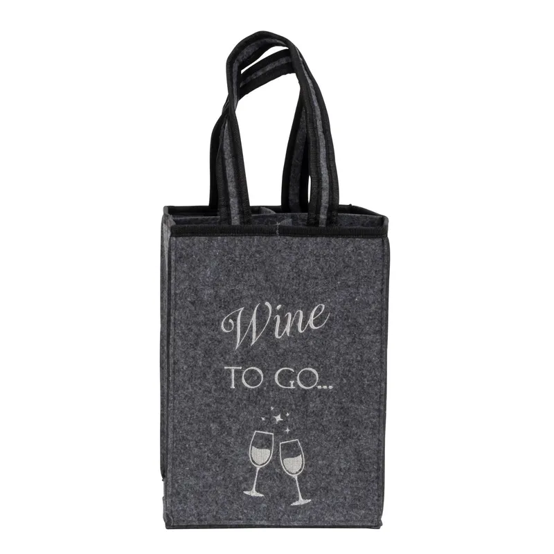Filztasche für 4 Flaschen